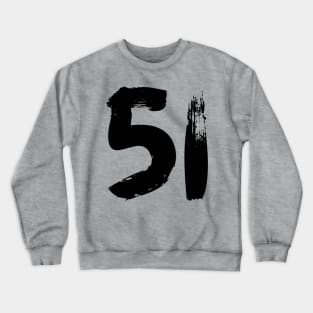 Number 51 Crewneck Sweatshirt